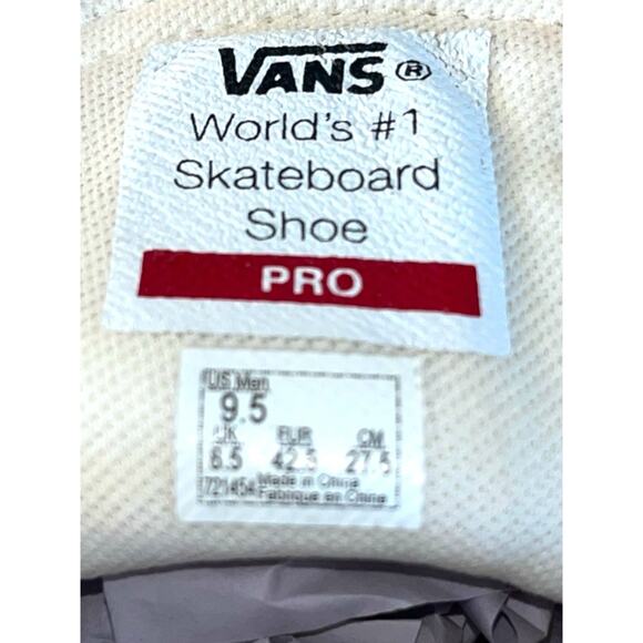 Men Sz 9.5 Vans Kyle Pro 2 Rose Pink Antique Vanilla White Suede Skate Shoes - Picture 8 of 10